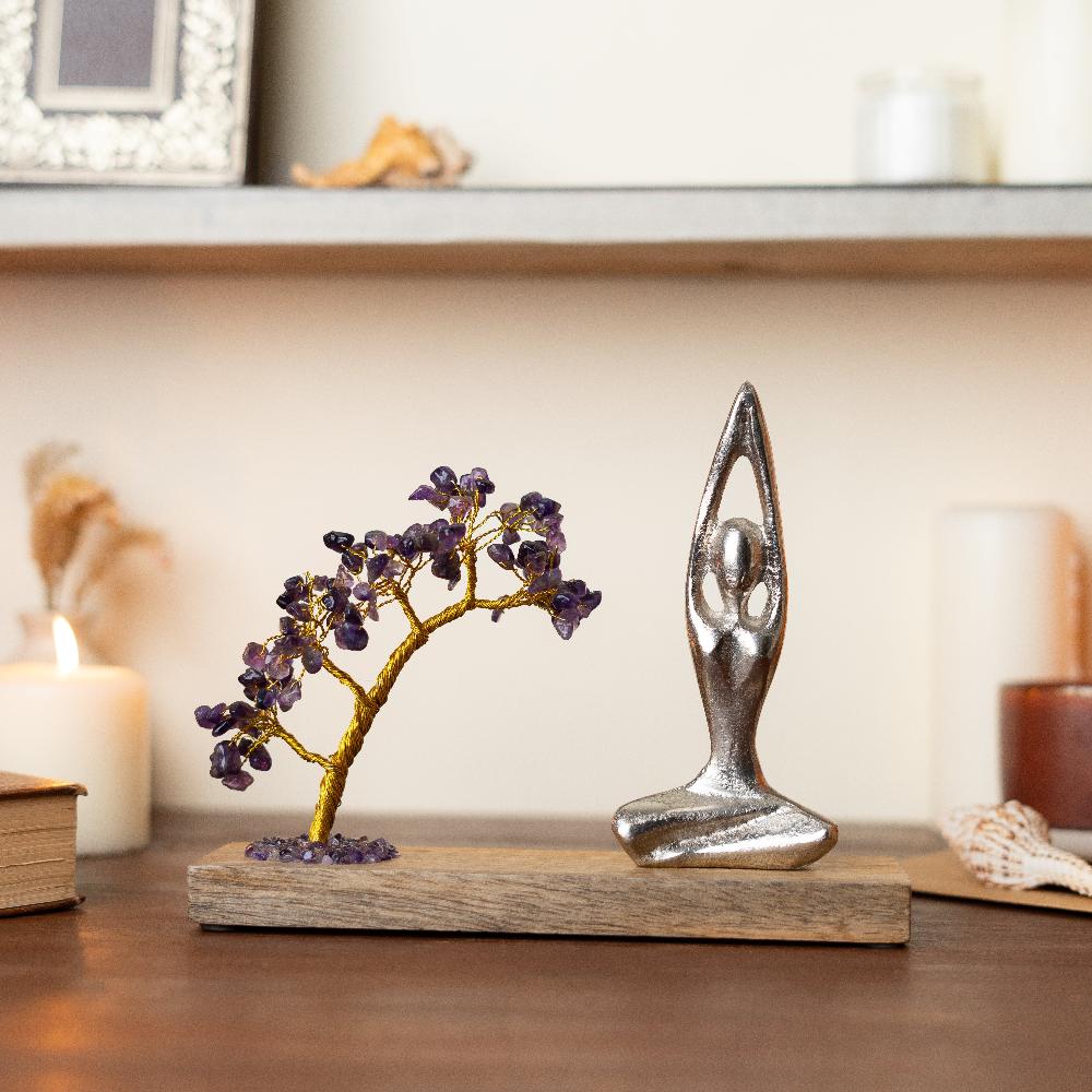 Namaste Crystal Tree - Amethyst