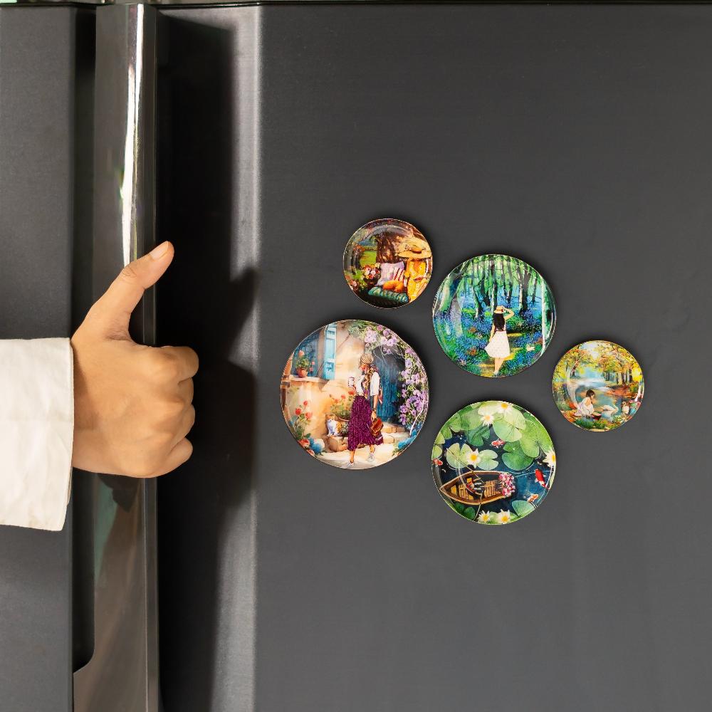 Slice of Life Fridge Magnets- Set of 5