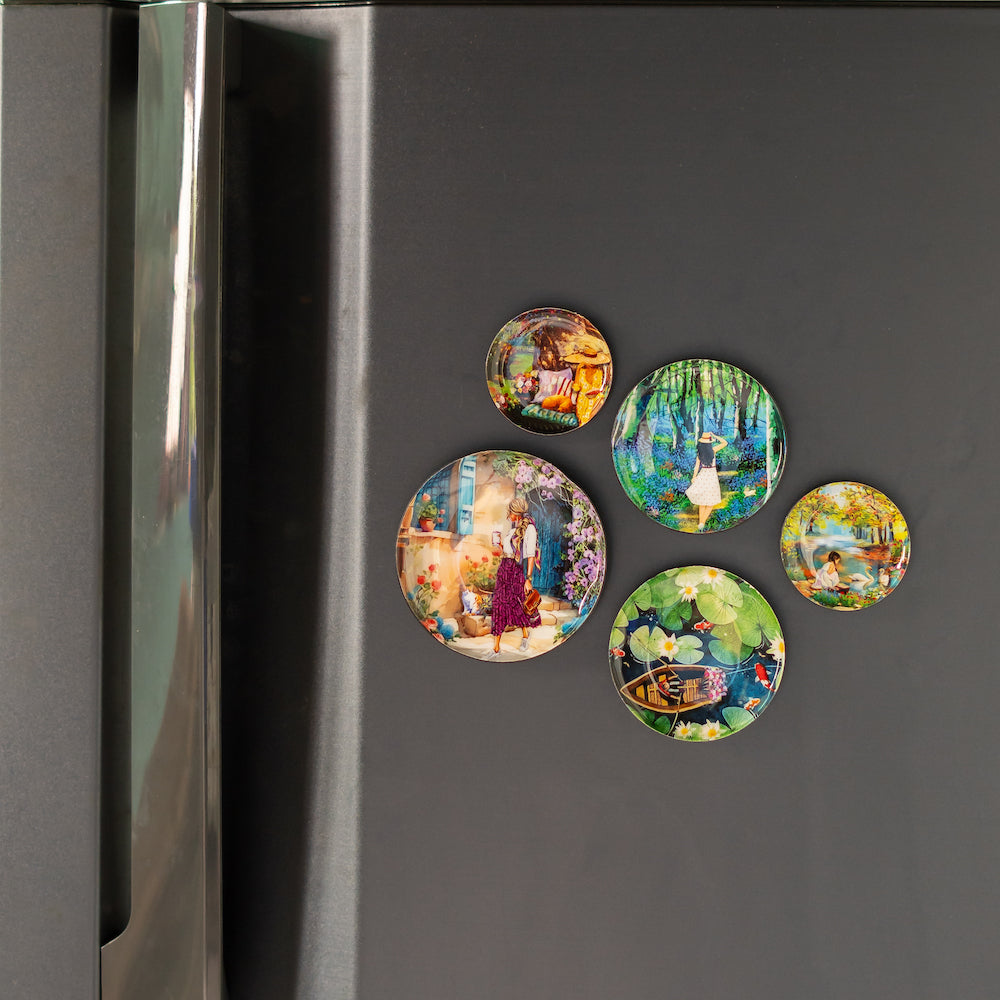 Slice of Life Fridge Magnets- Set of 5