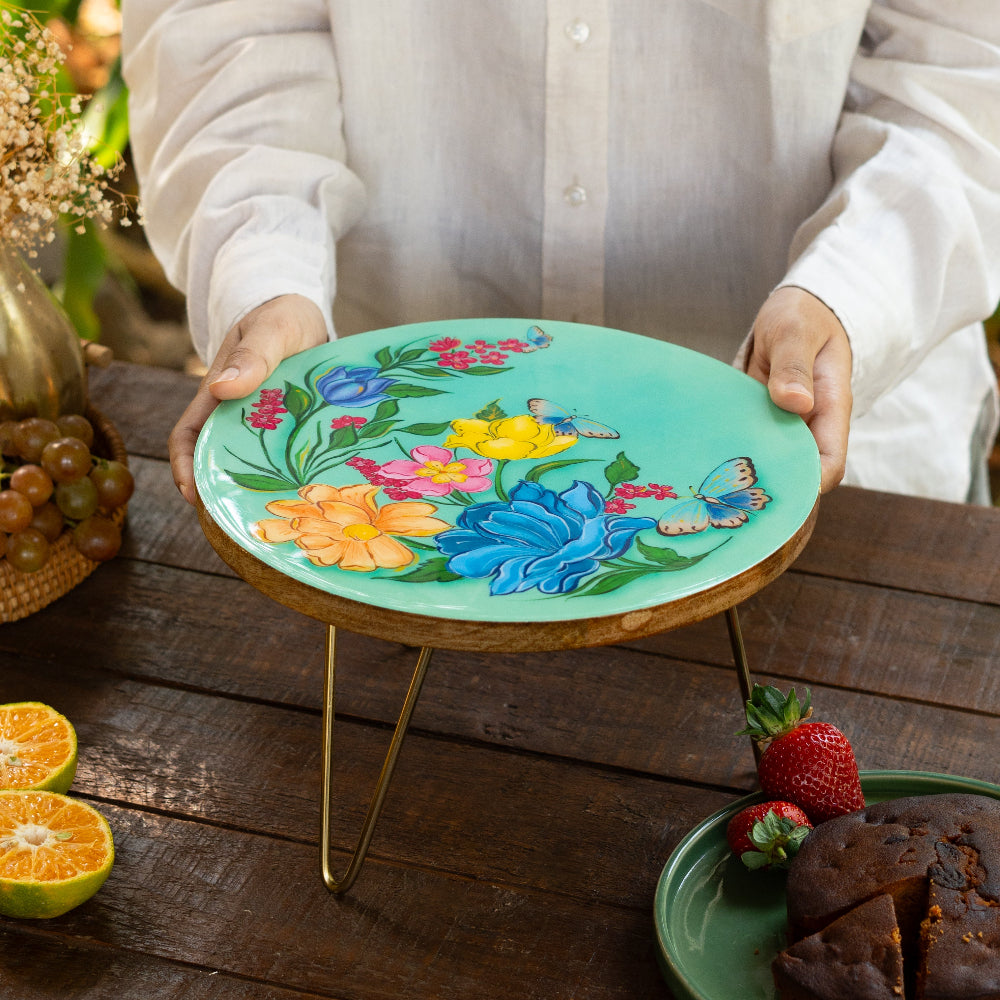 Magnolias Cake Stand