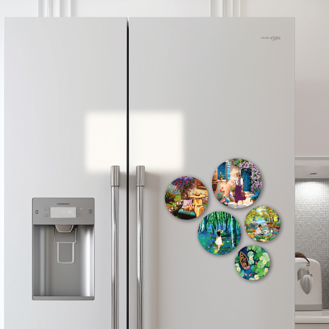 Slice of Life Fridge Magnets- Set of 5